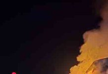 Incendiu între Târnova și Șilindia: arde un microbuz