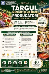 Sprijin direct pentru fermierii arădeni: Târgul Micilor și Marilor Producători din Arad