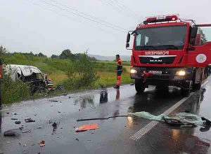 accident Accident grav la Căpruța între un TIR și un microbuz de marfă