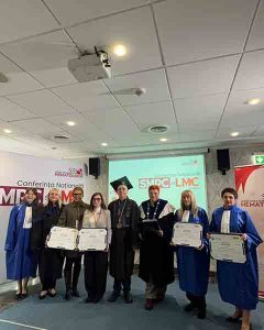 UVVG UVVG i-a acordat titlul de Doctor Honoris Causa profesorului Daniel Coriu, în semn de recunoaștere a unei vieți dedicate hematologiei